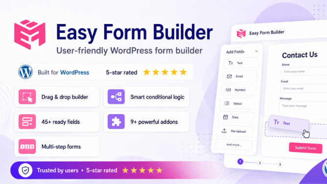 Easy Form Builder, the user-friendly WordPress form builder