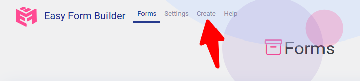 Screenshot of Easy Form Builder showing how to add placeholder text to a form field