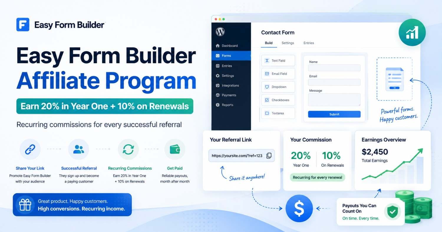 Easy Form Builder Affiliate Program